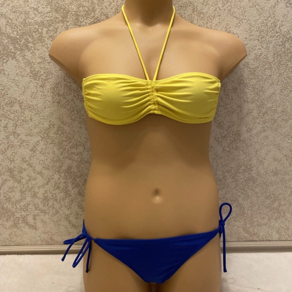 OP Vibrant Yellow and Bold Blue Bikini